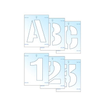 Scan Letter & Number Stencil Kit