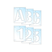 Scan Letter & Number Stencil Kit