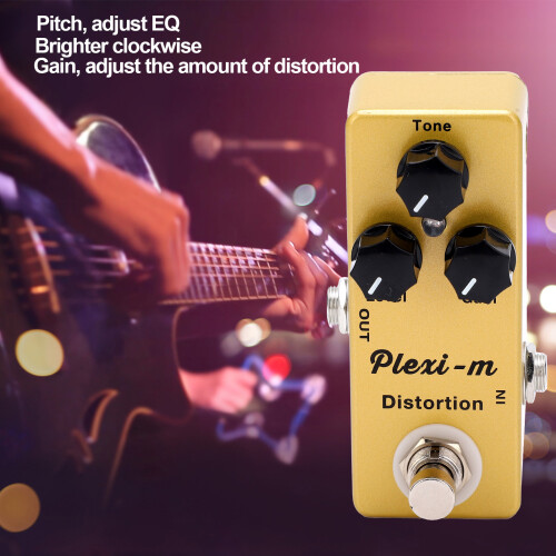Heavy Metal Distortion Pedal with True Bypass