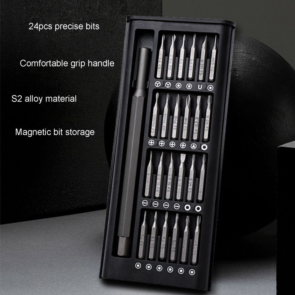 Magnetic 24 in 1 Screwdriver Set with S2 Steel