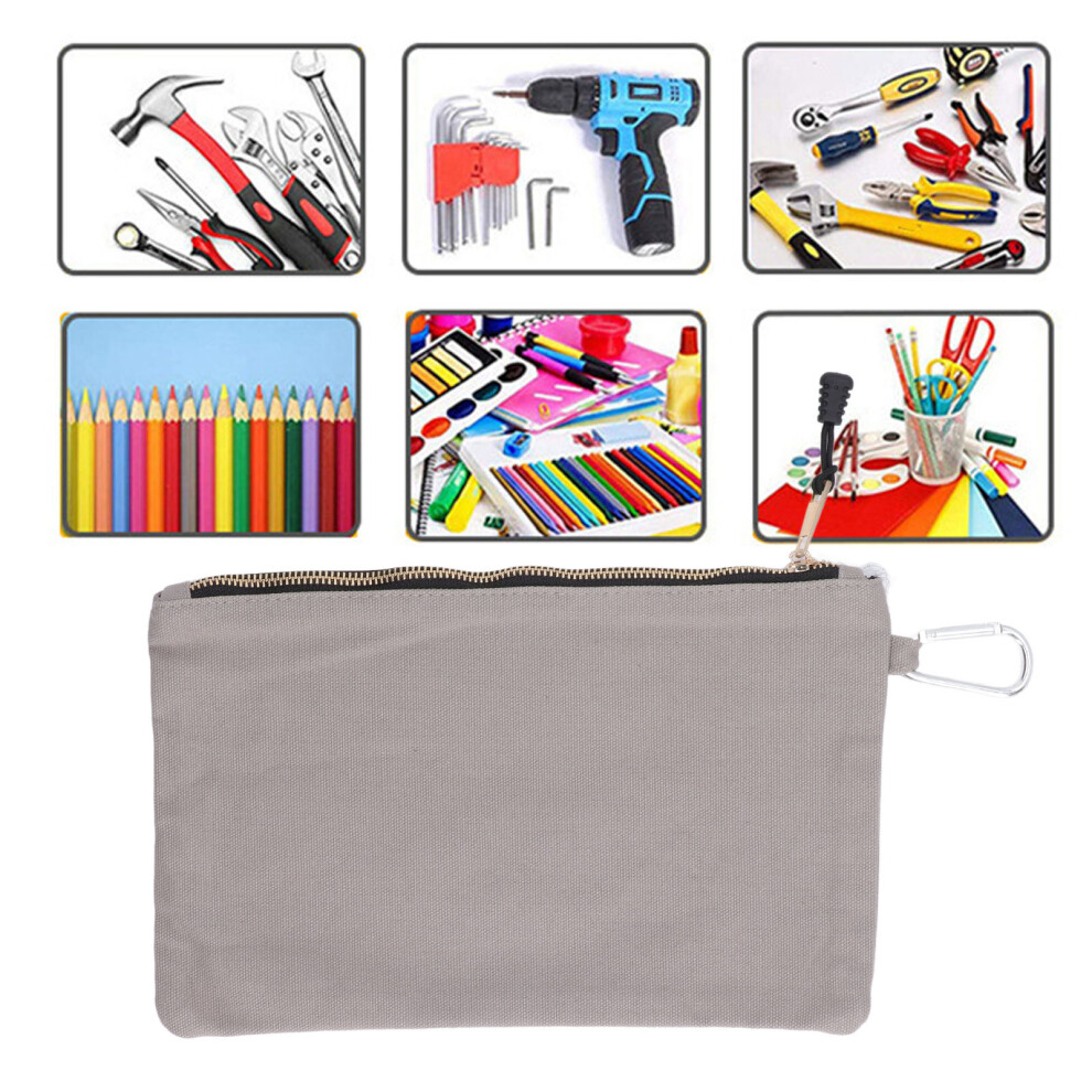 Durable Zipper Tool Bag With Carabiner 7444352816057