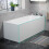 NES Home Nes Home Modern High Gloss 1700mm White Front Bath Panel ABS Bathroom 1