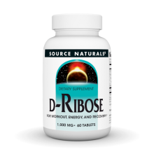 Source Naturals D-Ribose 1000mg Tablets - 60 Count