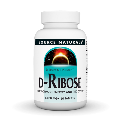 Source Naturals D-Ribose 1000mg Tablets - 60 Count