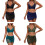3-teiliges Bikini-Set mit Mesh-Abdeckung,-dunkelblau XL 4