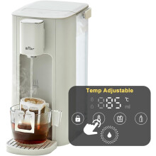 Bear 3L Instant Hot Water Dispenser | 6 Temp Settings (45°C-90°C) | 5 Volume Options (150ml-500ml)