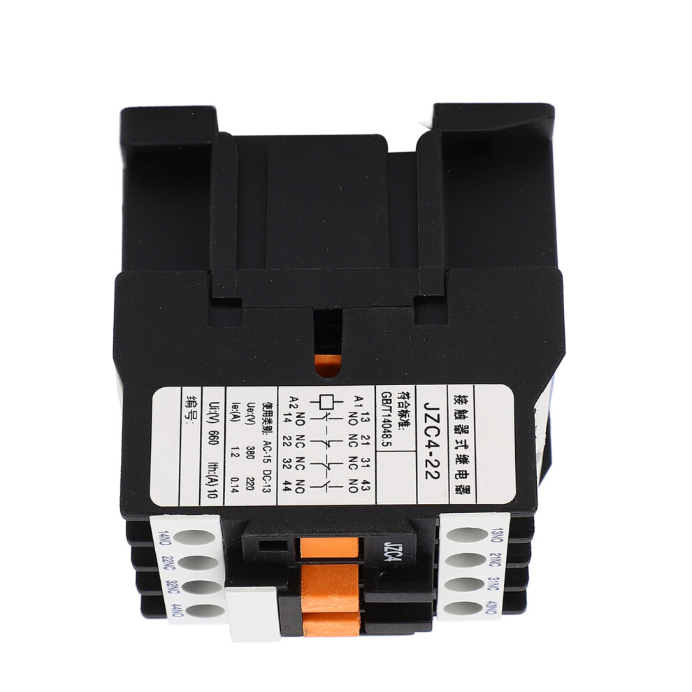DIN Rail Mount 2NO 2NC Contactor 380V
