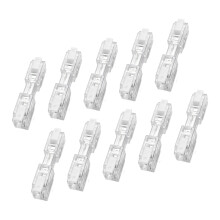 10Pcs Push Button Wire Connector for 0.5-4Mm² Hard & 0.5-White