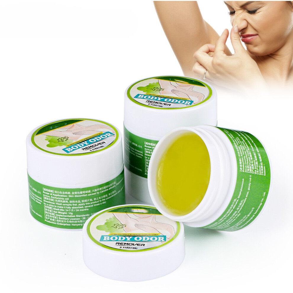 Cream (3Pcs) Body Odor Remover Ointment, Natural Underarm Sweat & Armpit Odor Control For Men & Women