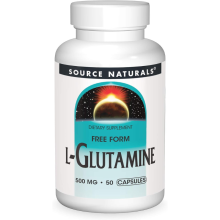 Source Naturals L-Glutamine 500mg Free Form - 50 Capsules