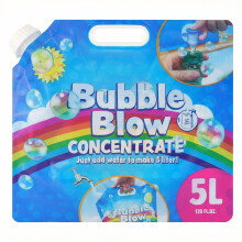 (200 ML) The Magic Toy Shop Concentrated Bubble Blow Solution Refill High Strength Fluid Makes 5 Litre