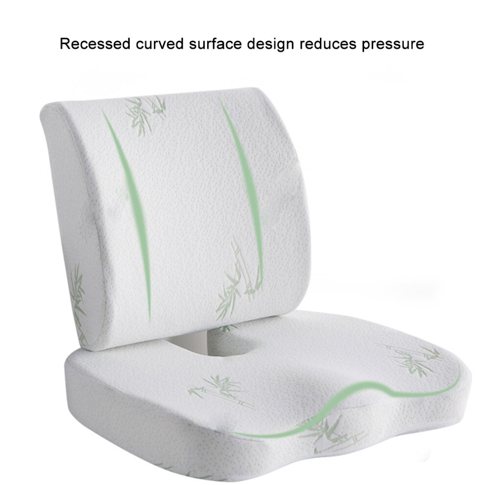 Orthopaedic Memory Foam Seat & Back Set