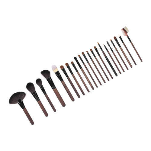 21 Stück Make-up-Pinsel Holzgr