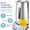 Alexa Smart Kettle, voice control with Amazon Alexa, Google & Siri | Digital Temperature Control 2200W with Keep Warm Function 5