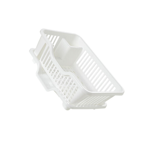 Countertop Dish Drying Rack Utensils Drainer Kitchen-White