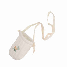 Embroidered Olive Baby Purse for Girls