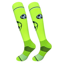 1 paire de chaussettes de sport extensibles pour-vert fluo L