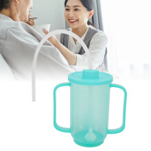 Sippy-Becher für Erwachsene, auslaufsicher, PP, mit Doppelgriffen