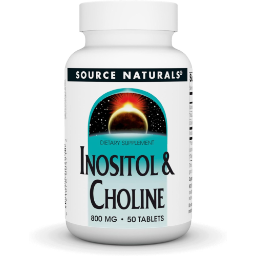 Source Naturals Inositol & Choline 800mg Tablets - 50 Count