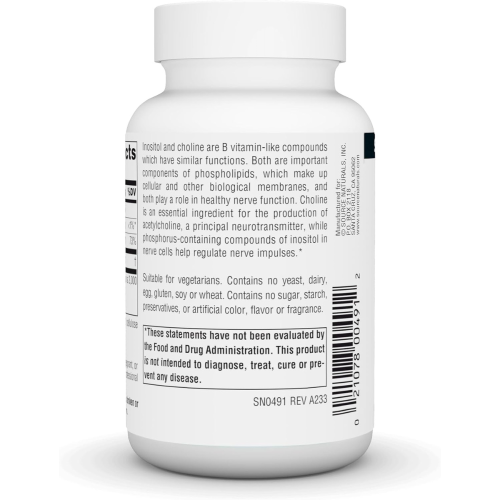 Source Naturals Inositol & Choline 800mg Tablets - 50 Count 2