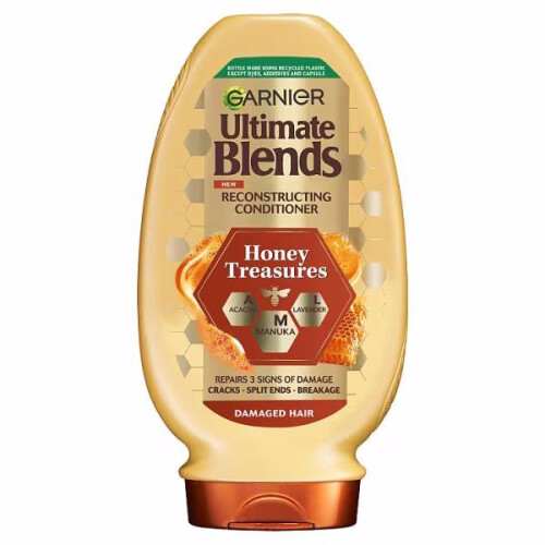 Garnier 3 x Garnier Ultimate Blends Honey Treasures Conditioner 400ml