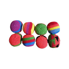 8 stks/partij polyester voetworp speelgoed met zandvulling,