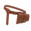 Adjustable Waist Pouches With Multiple Compartments PU-brown 1