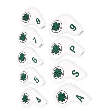 White PU Golf Iron Headcovers 9 Set
