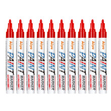 Colorful Tombstone Marker Pen For Restoring Inscriptions On-Red