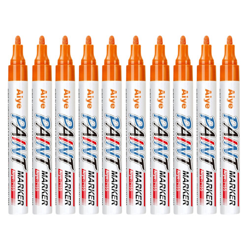 Bunter wasserfester-Orangefarbene Farbe
