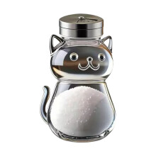 Modern Salt Pepper Storage Jar With Visible Content Design-cat