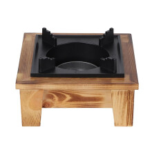 Wood Metal Outdoor Liquor Stove Small Transportable-Single