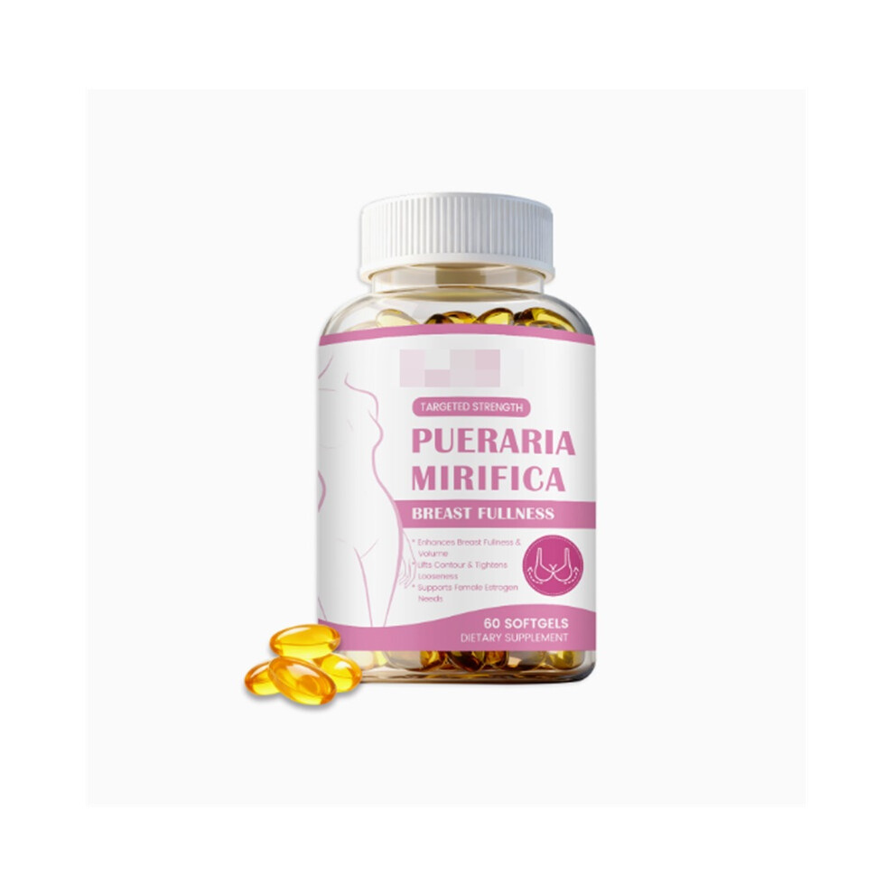 (60 Count (Pack of 2)) Pueraria Mirifica Softgels, Natural Supplement for Breast Fullness & Feminine Wellness, 60 Softgels