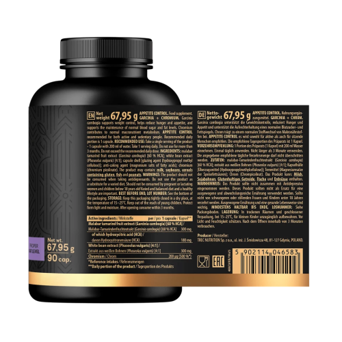 Trec Nutrition Appetite Control Supplement Capsules 90 Count 2