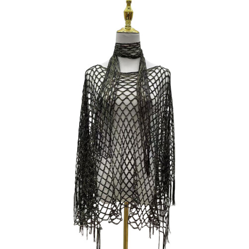 Atmungsaktive Strand-Badeanzug-Abdeckung,-Schwarzes Gold