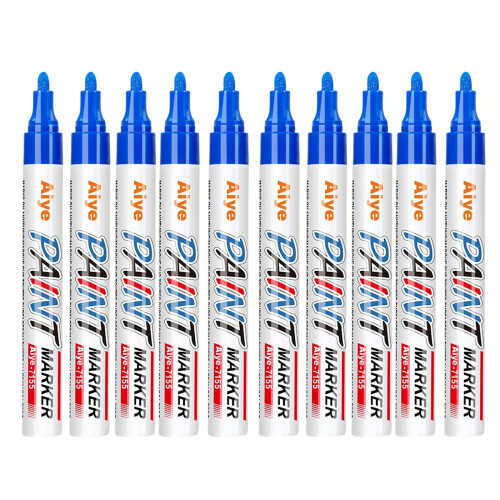 Waterproof Paint Pen For Restoring Grave Inscriptions-Blue