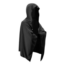 Cape de plage à séchage rapide avec protections solaires-Noir