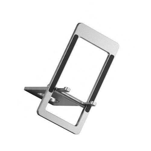 Multifunctional Thin Aluminum Stand For Smartphones-Silver