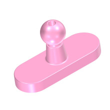 Aluminum Construction Magnetic 17Mm Ball Head Phone Mount-Pink