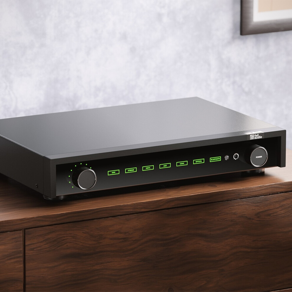 Fell Audio 89W Integrated Stereo Amplifier Class D Amp Dac With Bluetooth Silver 001265475466