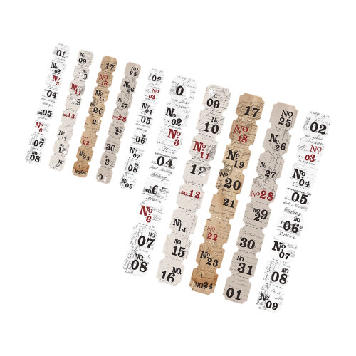 Scrapbook sticker decoratieve journaling sticker boek-codering