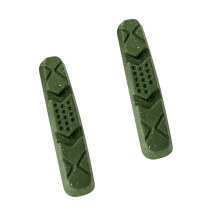 2PCS Bicycles Brake Pad Cycling Bike V Brake Holder Pad-Green