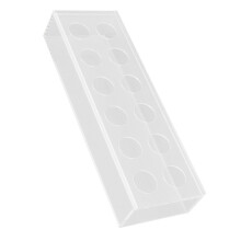 Clear Acrylic Rectangular Flower Vase