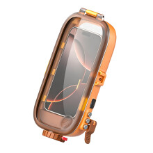 Boîtier universel résistant aux liquides pour téléphones-Orange