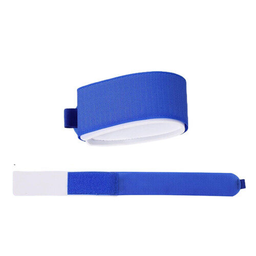 2Pcs Adjustable Ski Wraps Ties for Carrying Ski Board-Blue