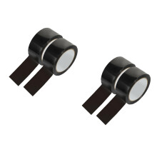 4Rouleaux Adhésif Noir Résistance Pour Sécurisé