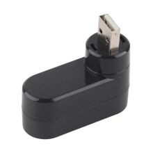 Compact USB 2.0 3-Port Splitter Hub