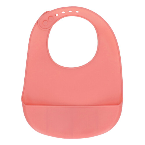 Soft Silicone Feeding Bib Adjustable Neck