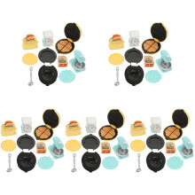5Ensembles Mini Kit De Cuisine Simulé Jouets Décoratifs Maison Enfants