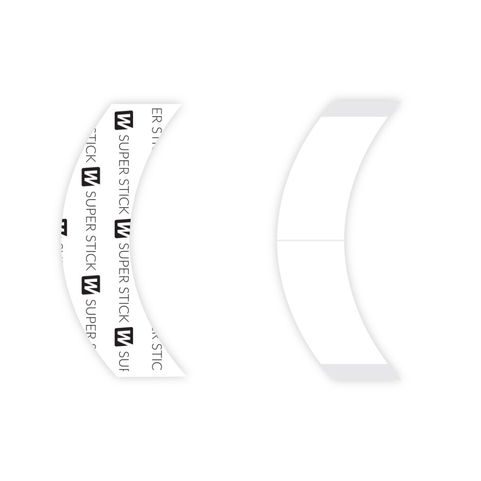 Walker Tape Unisex Clear Super Stick Tape Contours - Cc, 36 Pack
